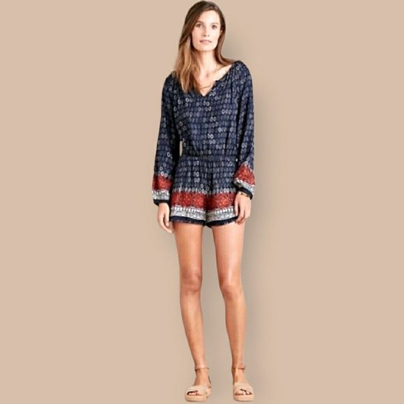 Long Sleeve Romper - Picture 1 of 4